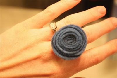 massive rosette ring