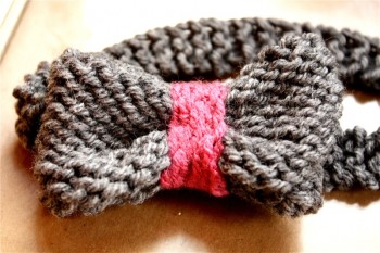 knitted bow