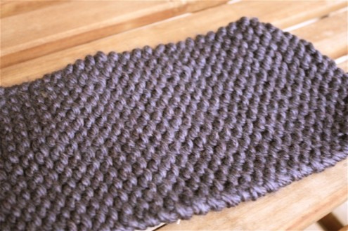 knitted rectangle